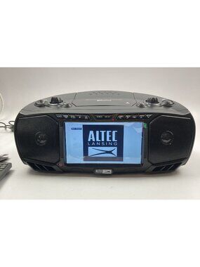 Altec Lansing Portable Media Boombox (Model IML 5200-BLK)